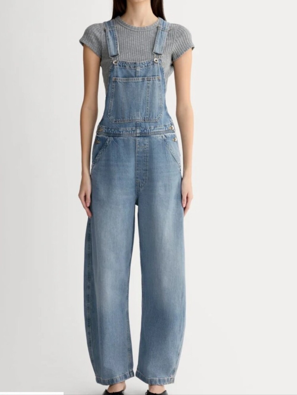 Everlane Light Blue Denim Women's Overalls